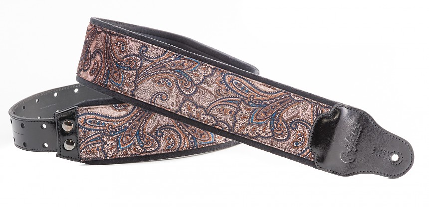 Paisley Velvet-70 Brown Strap | Velvet & Maximum Comfort1